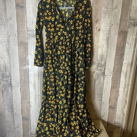 FREE PEOPLE Tiers Of Joy Floral-print Stretch-jersey Midi Dress - Picture 4 of 8